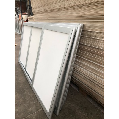 会展标摊前台桌 展览折叠咨询台直播间样品展示架玻璃珠宝展示柜图5