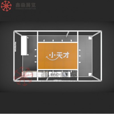 万达商场快闪店展架搭建框架铝材 小天才方铝发光灯临时移动快装图2