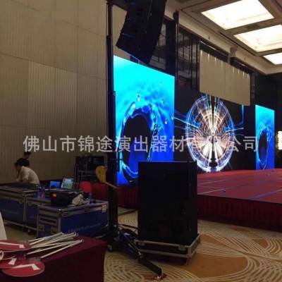 手摇升降架 音响挂架 起重架 伸缩脚移动架 线阵手摇架图3