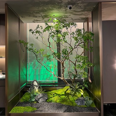 仿真马醉木橱窗造景植物室内高端仿生绿植装饰树大型假树简约景观