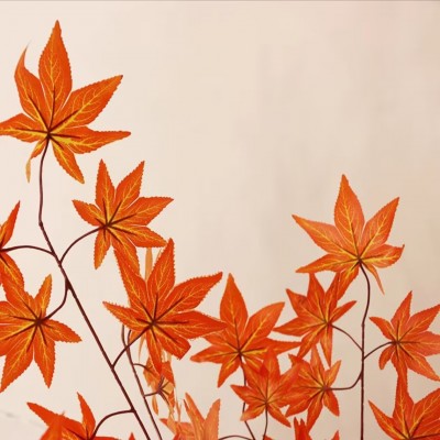 红枫树仿真树大型假树造景禅意庭院工程装饰造型枫叶植物景观橱窗图3