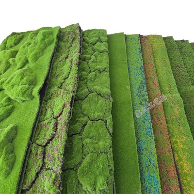 仿真苔藓草皮微景观盆景造景装饰 假苔藓青苔植物墙绿植人造草坪图2