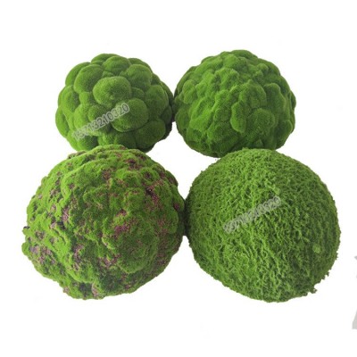 仿真苔藓球 泡沫球 草球 青苔半球 微景观吊顶装饰地面橱窗摆放图2