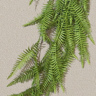 仿真蕨类植物大壁挂吊顶景观装饰波斯草蕨草垂挂绿植 植物墙配饰图4