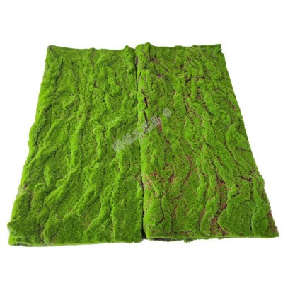 仿真青苔草皮绿色人造草坪植物墙橱窗微景观盆景装饰苔藓植绒草皮图2