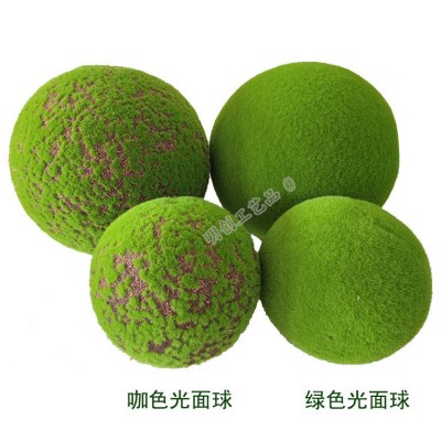 仿真苔藓球圆球草球婚庆橱窗商场陈列布置摆设 酒店吊顶青苔球图4