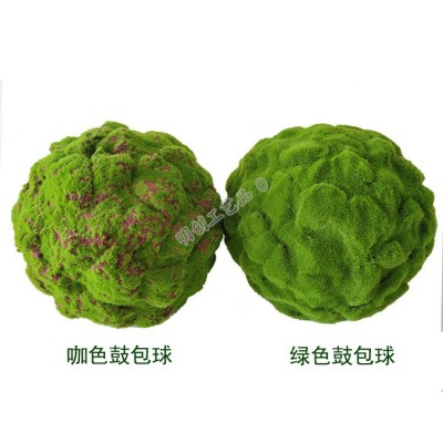 仿真苔藓球圆球草球婚庆橱窗商场陈列布置摆设 酒店吊顶青苔球图3