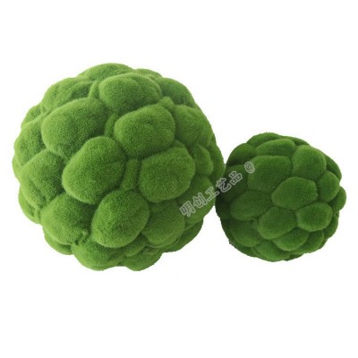 仿真苔藓球圆球草球婚庆橱窗商场陈列布置摆设 酒店吊顶青苔球图5