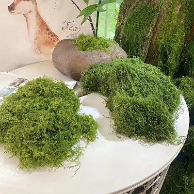 仿真丝状苔藓草坪人造假青苔仿真羊毛藓景观布置草坪盆景盆栽铺面