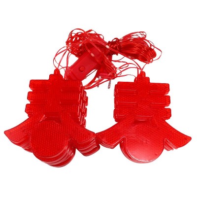 春节装饰新年布置红灯笼灯串户外防水庭院窗帘灯场景氛围结婚装饰图5