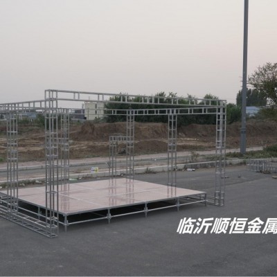 舞台桁架厂家幼儿园学校演出舞台快装折叠雷亚舞台婚庆t台舞台图4