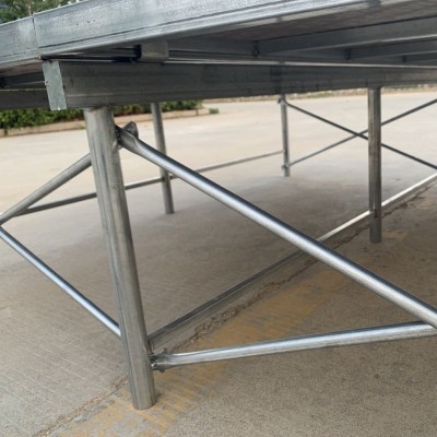 快装舞台架子T台活动舞台板便携拼装婚礼广告雷亚折叠舞 台桁架图3