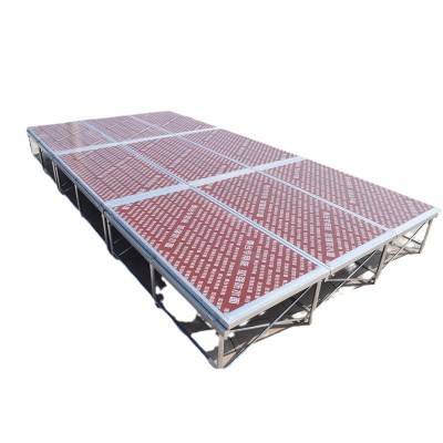 快装舞台架子T台活动舞台板便携拼装婚礼广告雷亚折叠舞 台桁架图5