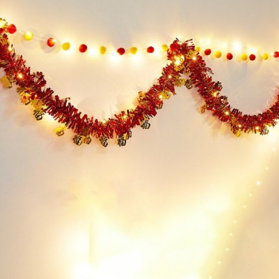 开业商场门店教育机构装饰毛条彩条拉花茜草节日舞台晚会活动布置图4