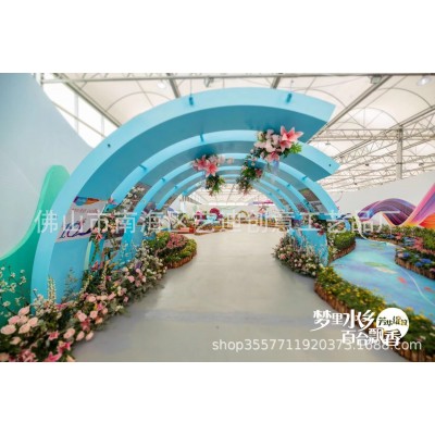 立体英文双喜字美陈装饰小品浪漫婚庆宴会背景舞台橱窗道具拍照区图5