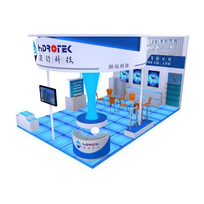 北京一凡展位展台设计搭建双层展厅搭建展会特装展厅布置展览设计图2