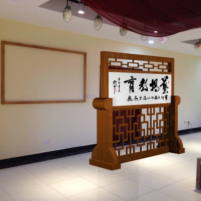 展会画面会议活动物料舞台搭建发布会海报画面画展板墙移动展架图4