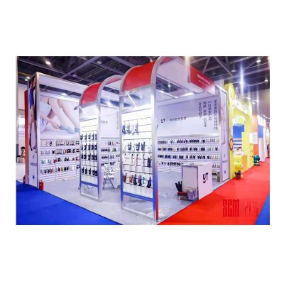 商场超市展示架 铝合金开口发光方柱快闪店展架饰柜酒柜 摊位展架图5