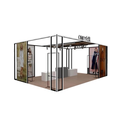 苏宁极物发光字临时卖场设计搭建定制菜市场批发市场重复使用摊位图5