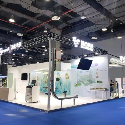 CMEF医疗会展台搭建 展会搭建 医疗展台设计搭建服务图4