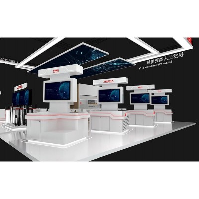 深圳电子展 光电展 科技展台展台搭建特装搭建设计公司制作工厂图5