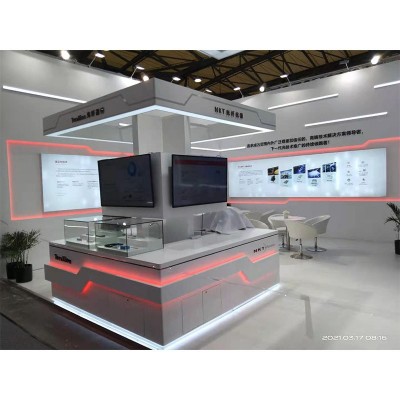 深圳电子展 光电展 科技展台展台搭建特装搭建设计公司制作工厂图4