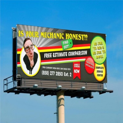 户外机场抗风防腐蚀双面广告塔 设计制作安装图4