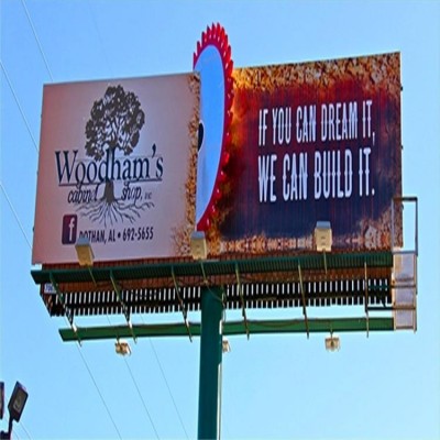 规格多样 立交桥两侧抗腐蚀单面广告牌 设计施工图4