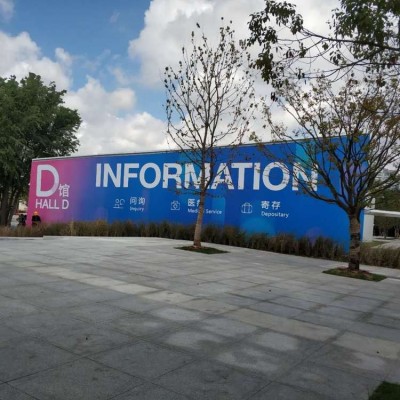 商务服务 围墙广告制作及安装 户外广告牌 灯布 网格布喷绘图5