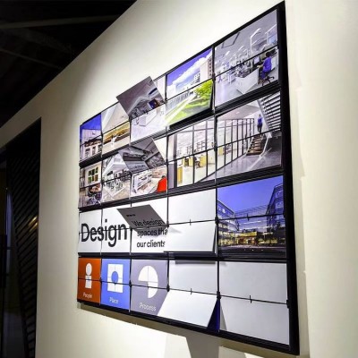 天一印象 标识导视系统 商业美陈机械矩阵翻牌屏动态翻页屏 制作优良图3