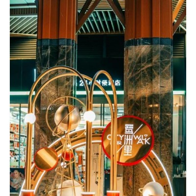 天一印象 2025新春商业综合美陈装饰制作 蛇年设计布置 接受定制图2