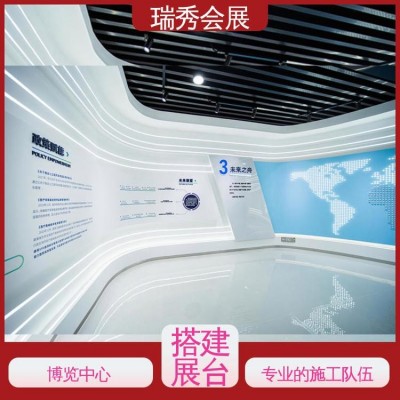 展柜定制 动漫展 会展搭建商 工艺木质铝型桁架 瑞秀图3