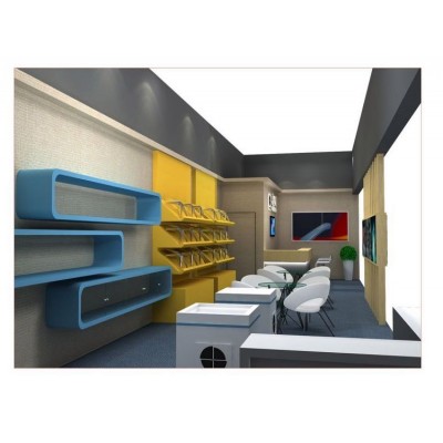 布艺展位快速搭建 摊位重复使用展示架展会设计搭建服务 波镨展览图2