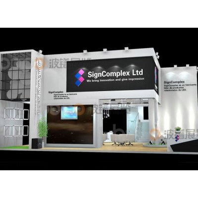 展会展厅搭建项目 本地展会承接公司 免费特装展台设计图2