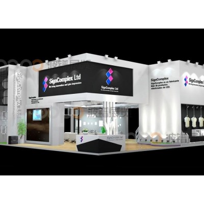 展会展厅搭建项目 本地展会承接公司 免费特装展台设计图3