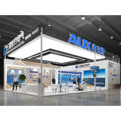 展会设计搭建公司 展览广告活动策划效果图制作展台展位装修搭建图2