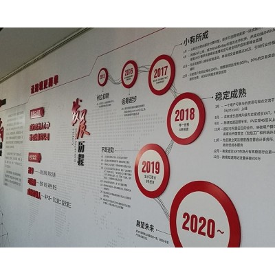 企业文化墙制作/公司形象策划/背景墙设计安装/展厅施工图3