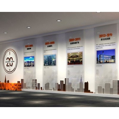 企业文化墙制作/公司形象策划/背景墙设计安装/展厅施工图5