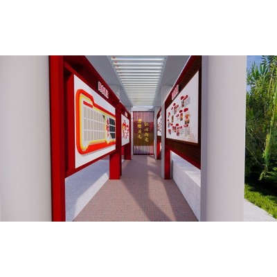 文化长廊设计/创意展厅设计/店铺装修设计/企业形象设计图2