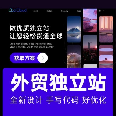 企业网站建设设计制作深圳外贸站开发公司-标派云网站一站式服务