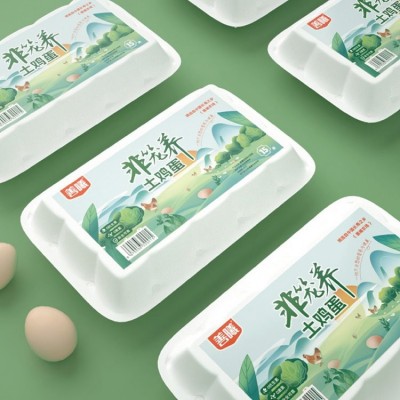 土鸡蛋包装设计 农产品食品包装标签设计升级定制图3