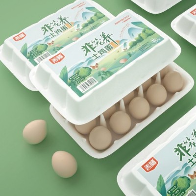 土鸡蛋包装设计 农产品食品包装标签设计升级定制