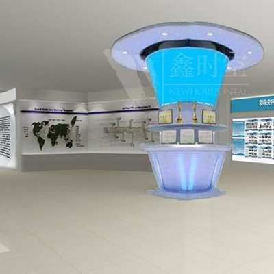 数字化科技展馆搭建 科技企业展厅设计 文化墙展览设计图2