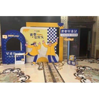 广 东 桁架背景板搭建门型展架制作会议物料服务商图2