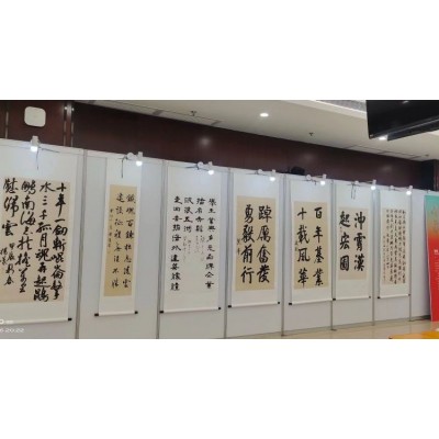 活动展板出租标准展示板搭建挂画板租赁书画展示图2