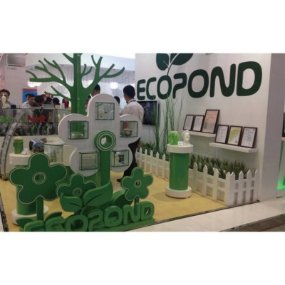 金发科技 展台展示设计搭建，展会展厅设计施工图2