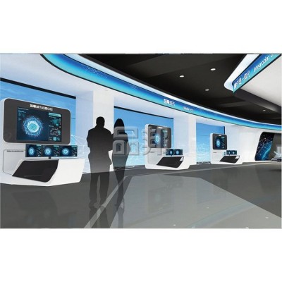 品邦展会展厅设计，展览展示设计策划服务，展厅搭建-烽火科技展图4