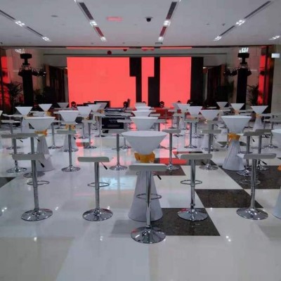 发光吧桌 商务洽谈桌椅租赁 遥控发`光吧柱吧凳出租摆放图2
