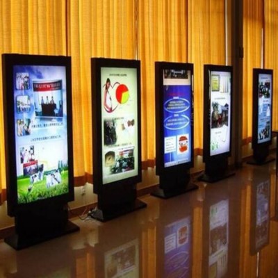 明晟广告 广告牌 小区学校立式滚动灯箱 商业指示牌图2