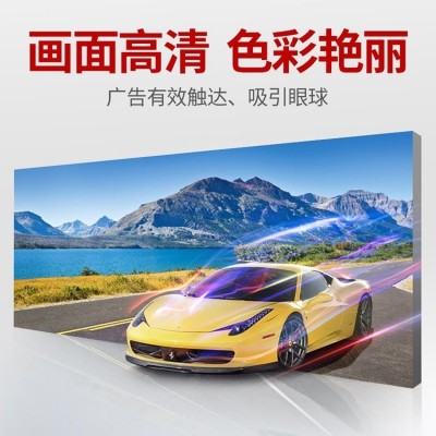 超薄大屏无边框软膜卡布广告灯箱定制厂家批发图4